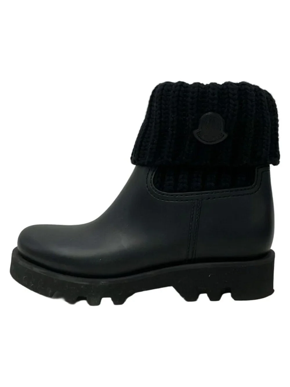 Moncler Rain Boots 38 Black